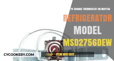 Easy Guide to Changing Thermostat on Maytag Refrigerator MSD2756DEW