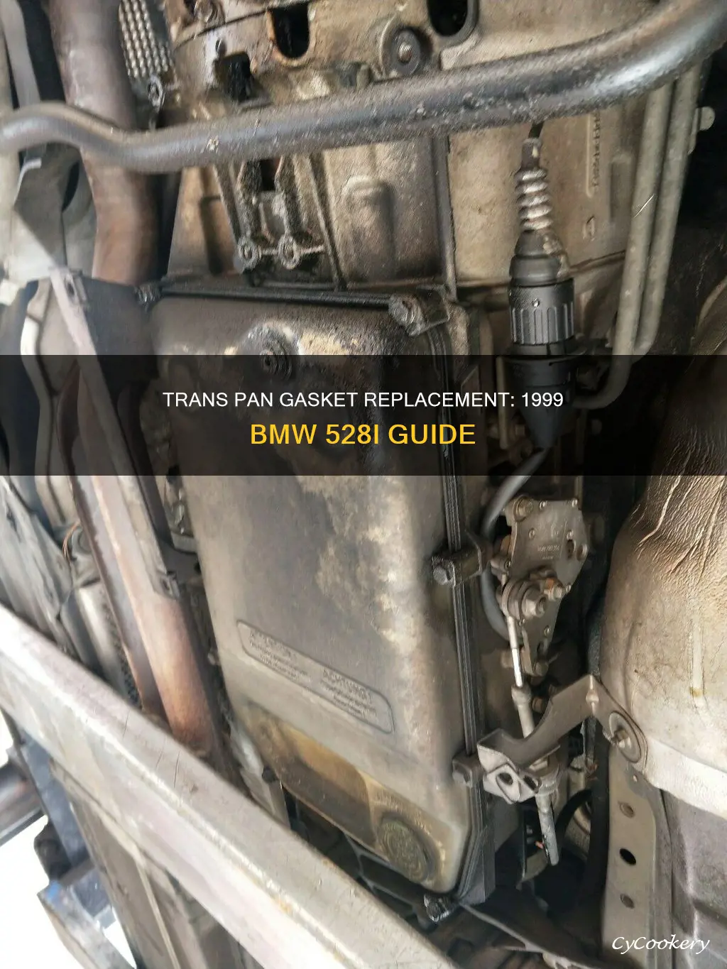 how to change trans pan gasket on 1999 bmw 528i