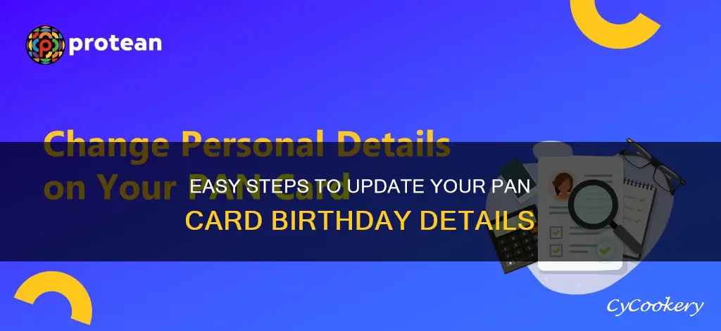 how to change your birthday on pan