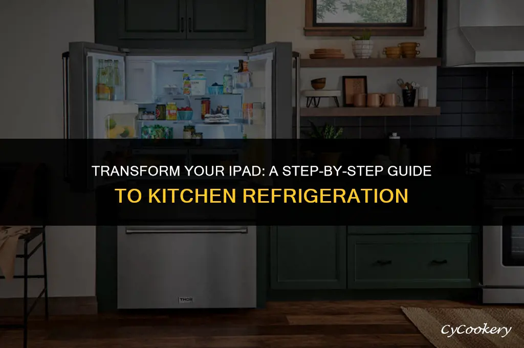how to change your ipad into kitchen refrigerator