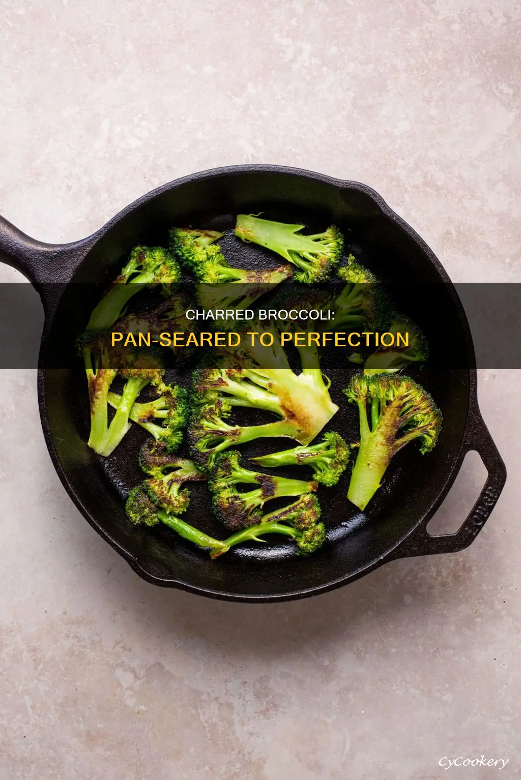 how to char broccoli in a pan