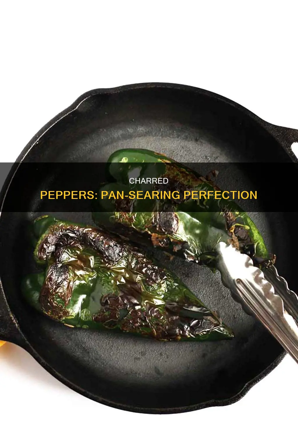how to char peppers on a pan