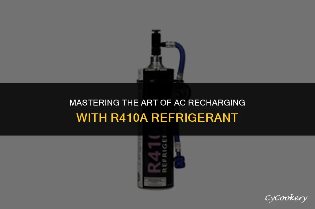 how to charge a ac unit with r410a refrigerant
