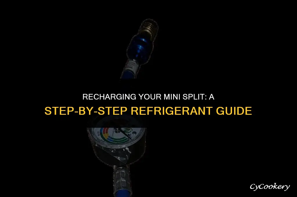 how to charge a mini split with refrigerant