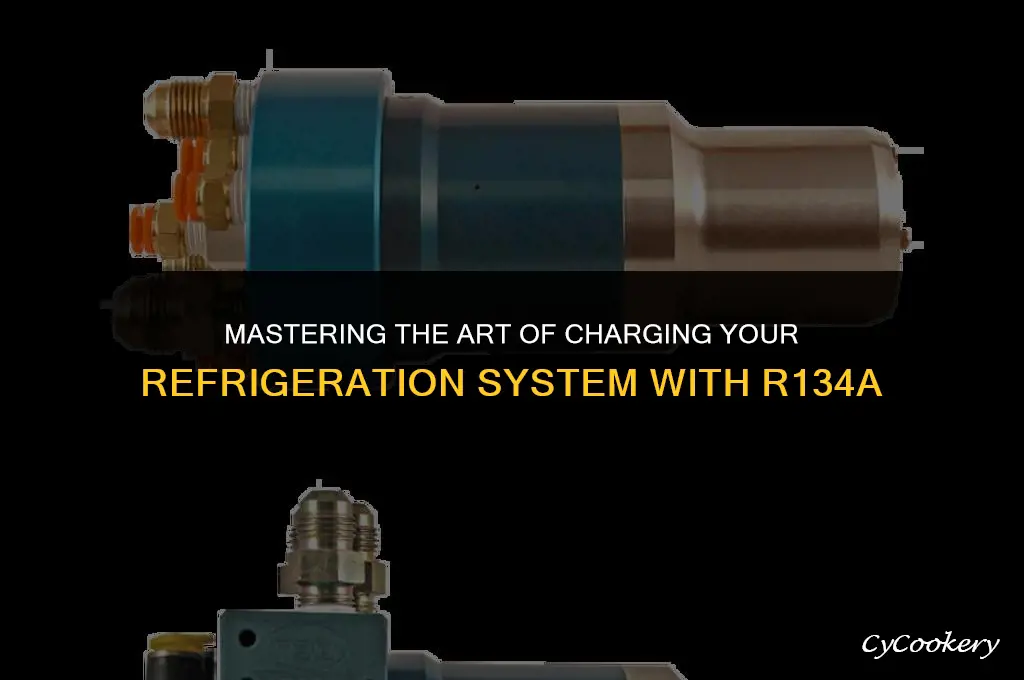 how to charge a refrigeration system with r134a