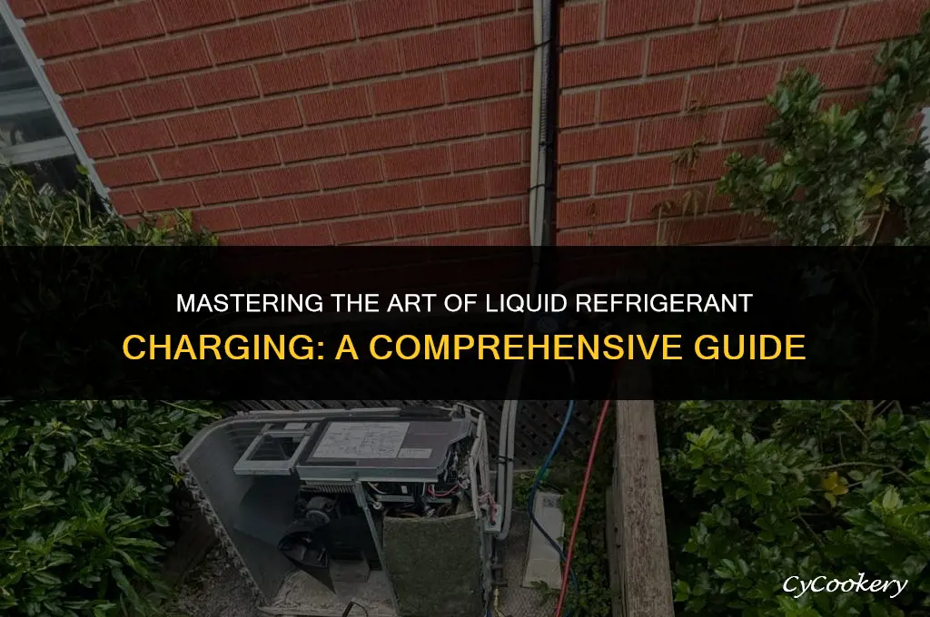 how to charge a system with liquid refrigerant