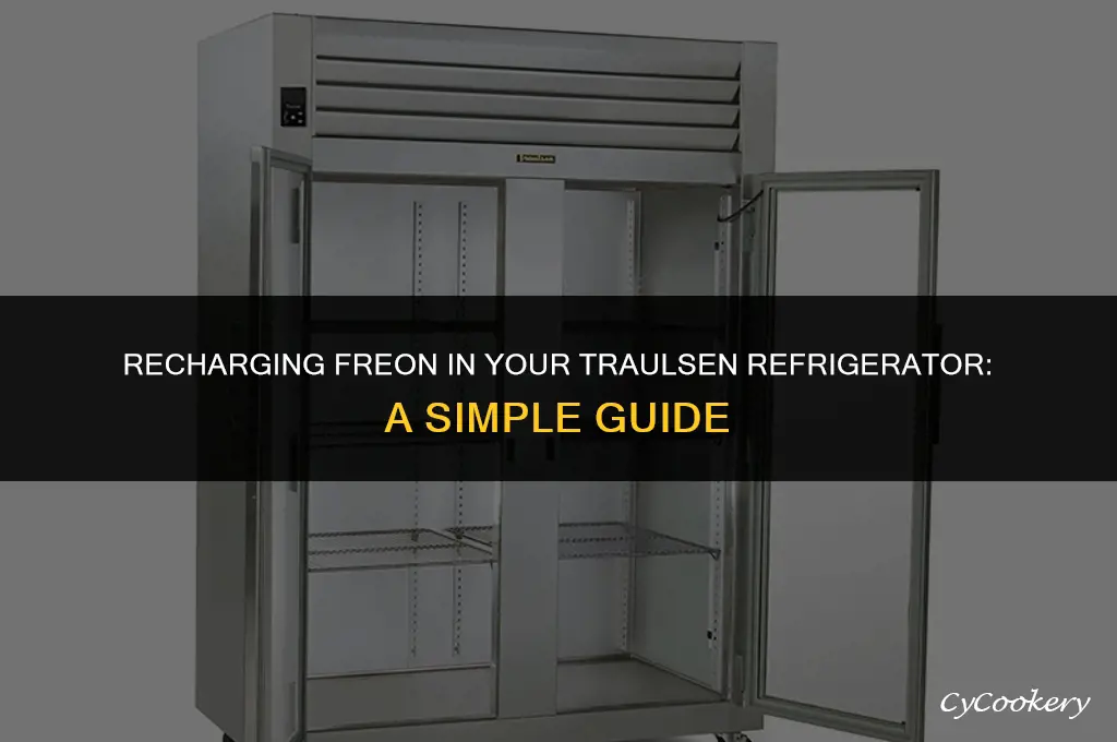 how to charge freon in a traulsen refrigerator