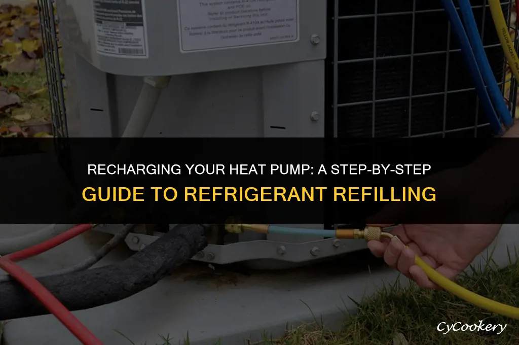how to charge my heat pump with refrigerant