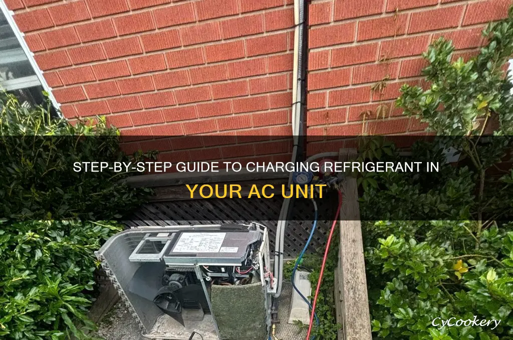 how to charge refrigerant in ac unit