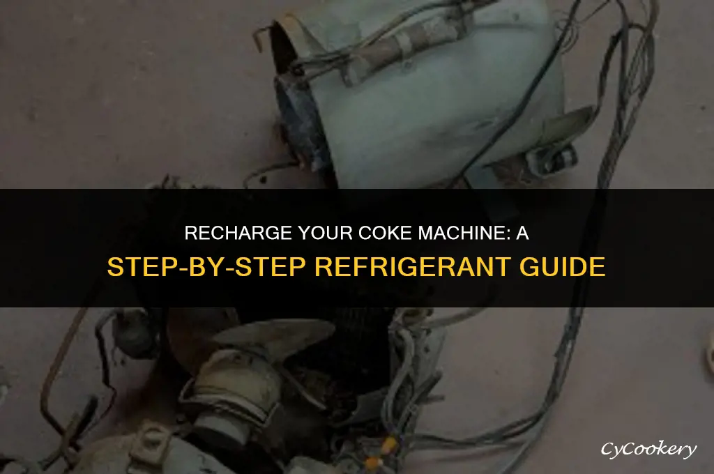 how to charge refrigerant on a coke machine