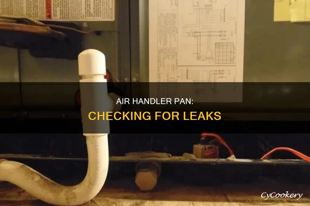 how to check a air handler pan