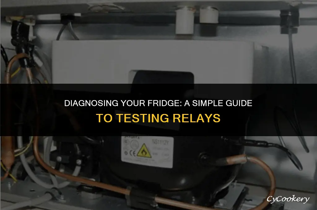 how to check a relay on a refrigerator
