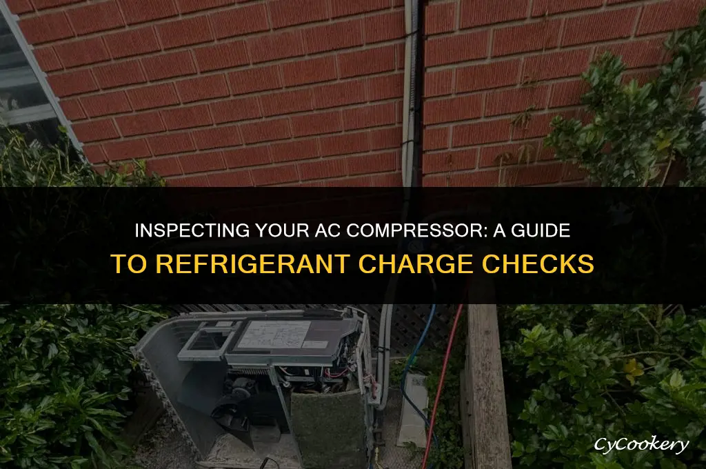 how to check ac compressor for refrigerant charge