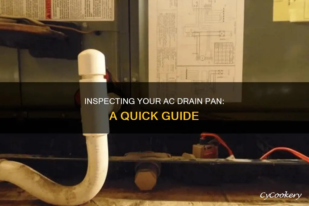 how to check ac drain pan