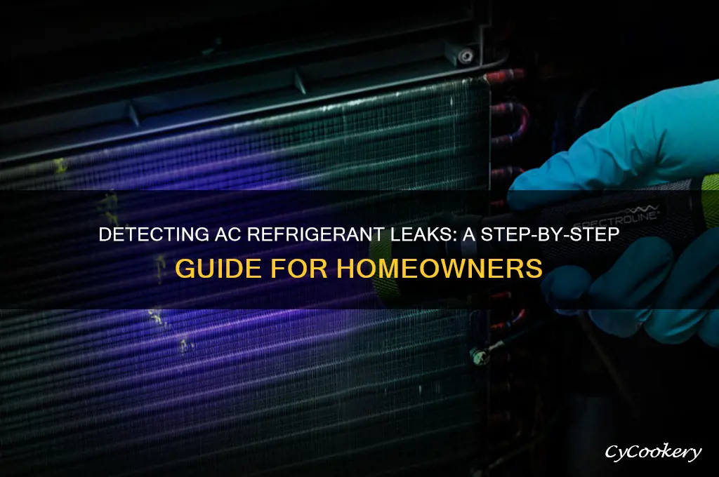 how to check ac for refrigerant leak
