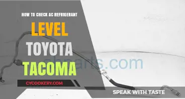 Easy Guide to Checking AC Refrigerant Level in Toyota Tacoma
