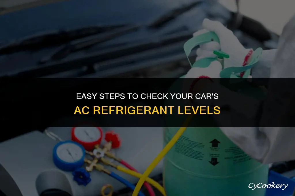how to check car my ac refrigerant levels