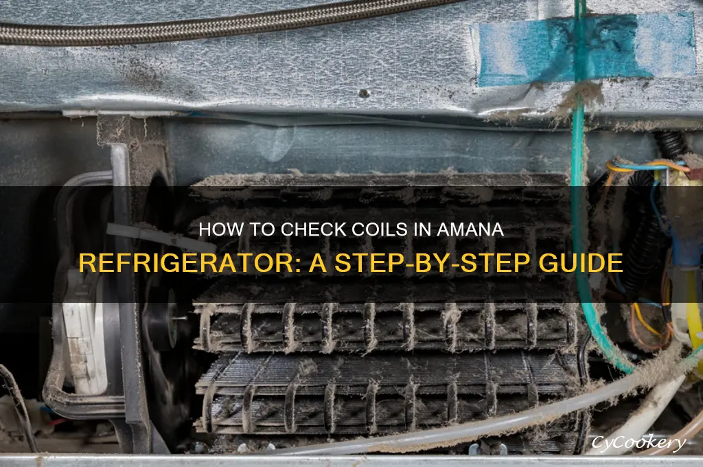 how to check coils in amana refrigerator
