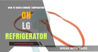 Quick Guide: Checking Your LG Fridge's Current Temperature