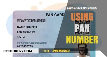 Verify Your Date of Birth Using PAN Number: A Quick Guide