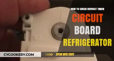 Diagnosing Defrost Timer Circuit Board Issues in Your Refrigerator