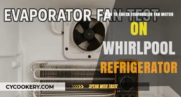 Troubleshooting Your Whirlpool Fridge: Evaporator Fan Motor Check