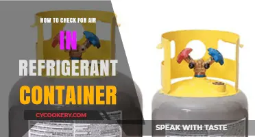 Ensuring Efficiency: A Guide to Checking Air in Refrigerant Containers