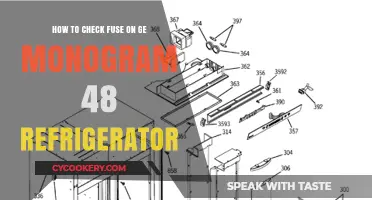 Troubleshooting Your GE Monogram 48 Refrigerator: A Fuse Check Guide