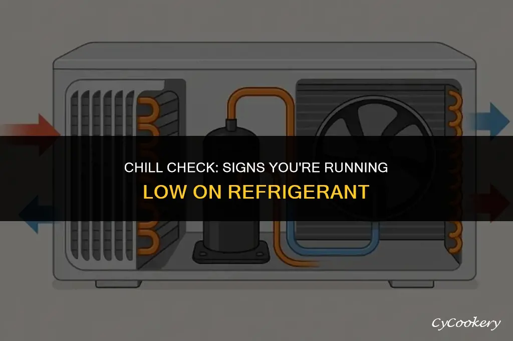 how to check if you are low in refrigerant