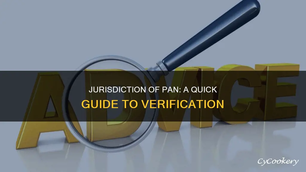 how to check jurisdiction of pan
