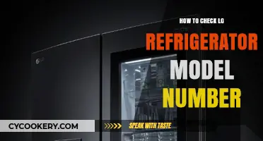 Finding Your LG Refrigerator Model Number: A Quick and Easy Guide
