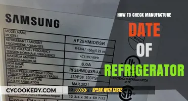 How to Easily Find Your Refrigerator's Manufacture Date