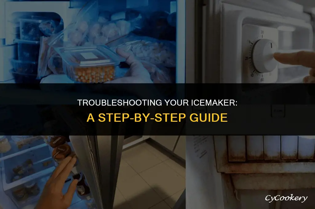 how to check my icemaker in my refrigerator
