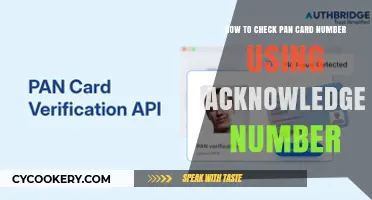 How to Verify Your PAN Card Number Using Acknowledgement Number