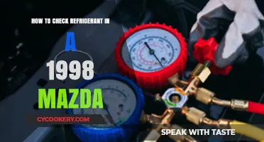 Easy Guide to Checking Refrigerant in Your 1998 Mazda