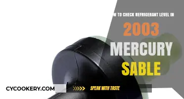 Easy Guide to Checking Refrigerant Levels in Your 2003 Mercury Sable