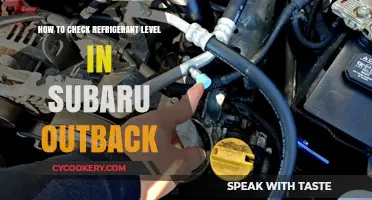 Subaru Outback Refrigerant Check: A Step-by-Step Guide
