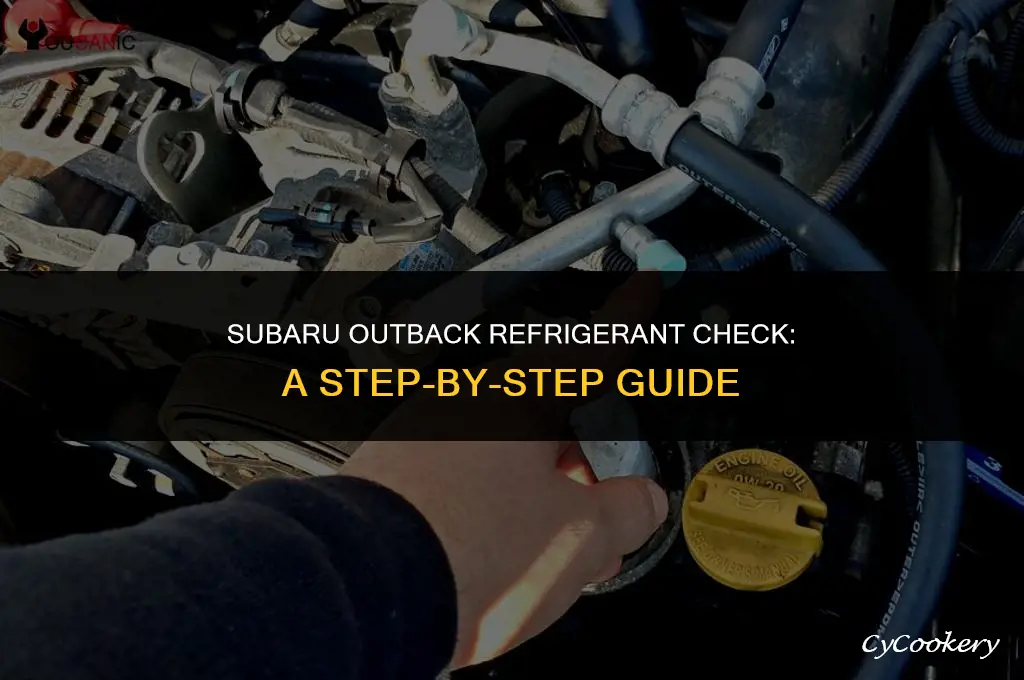 how to check refrigerant level in subaru outback