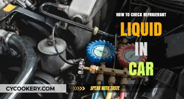 Easy Guide to Checking Your Car's Refrigerant Liquid Levels
