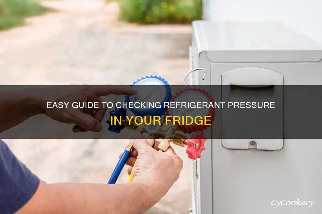 how to check refrigerant pressure in refrigerator