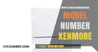 Finding Your Kenmore Refrigerator Model Number: A Quick Guide