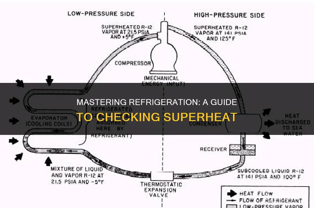 how to check superheat on a refrigeration system
