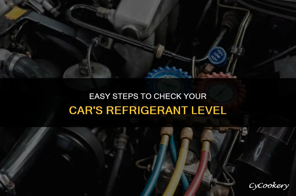 how to check the refrigerant in your car