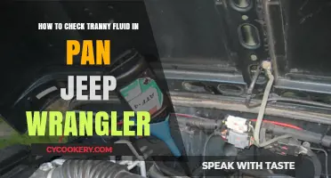 Checking Tranny Fluid in Your Jeep Wrangler: The Pan Method