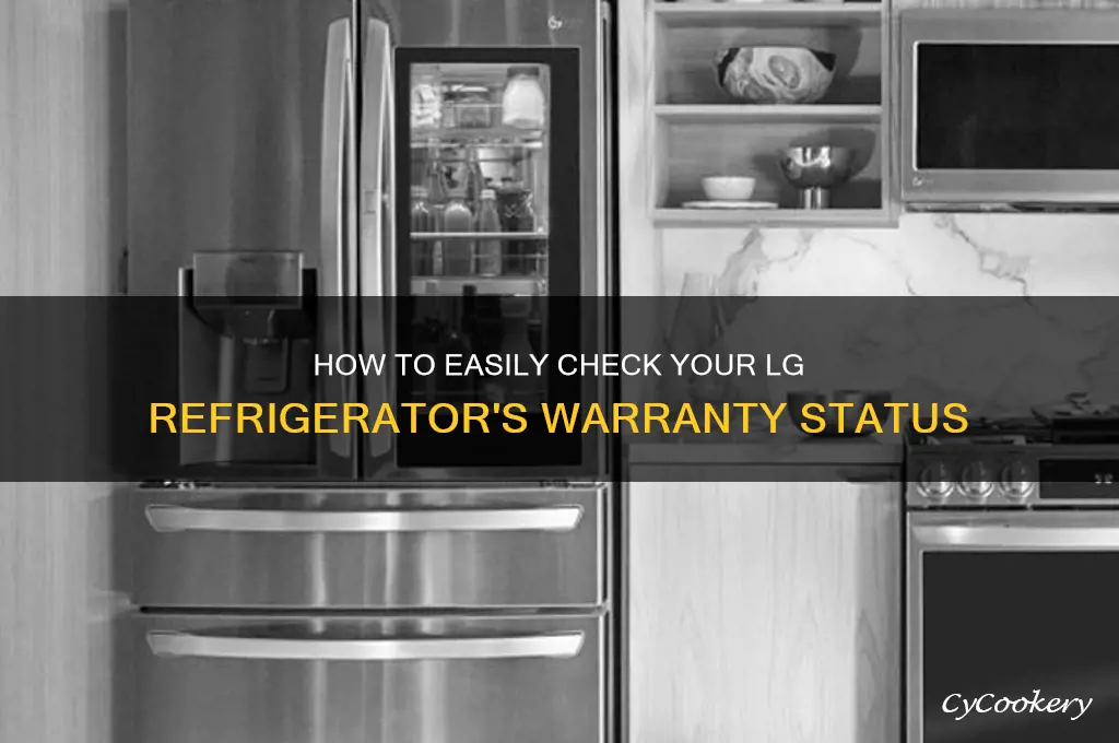 how to check warranty of lg refrigerator