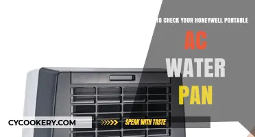 Honeywell Portable AC: Checking the Water Pan