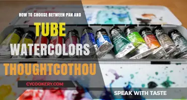 Selecting Watercolor Paints: Pans vs Tubes