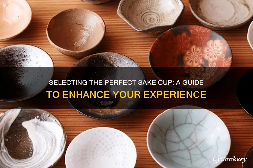 how to choose sake cup
