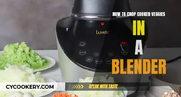 Chopping Cooked Veggies: Using a Blender Like a Pro