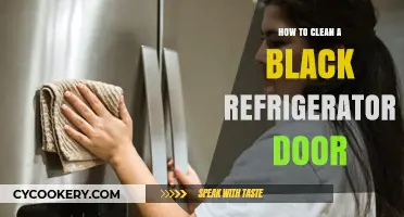 Effortless Tips for Cleaning and Maintaining Your Black Refrigerator Door